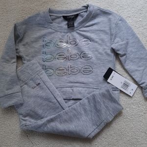 Bebe sweatshirt and joggers
